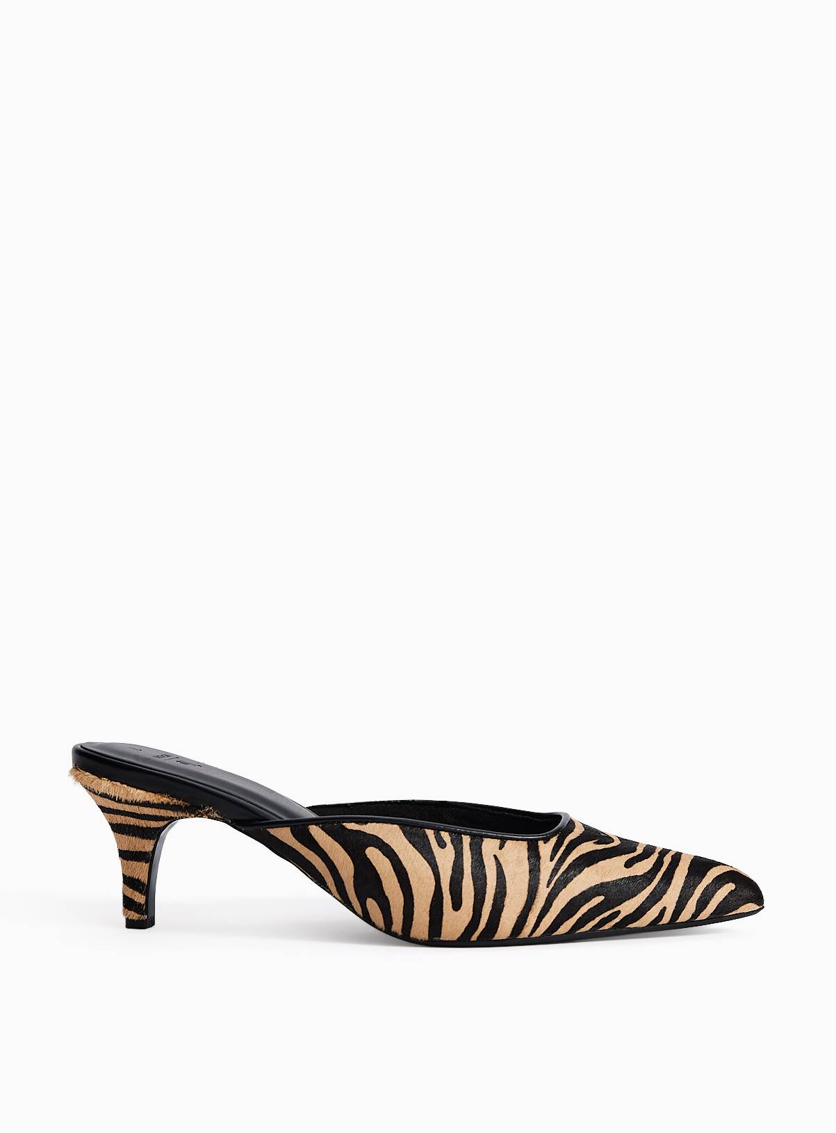 Zebra Pony Heeled Mules 7 - Image 2